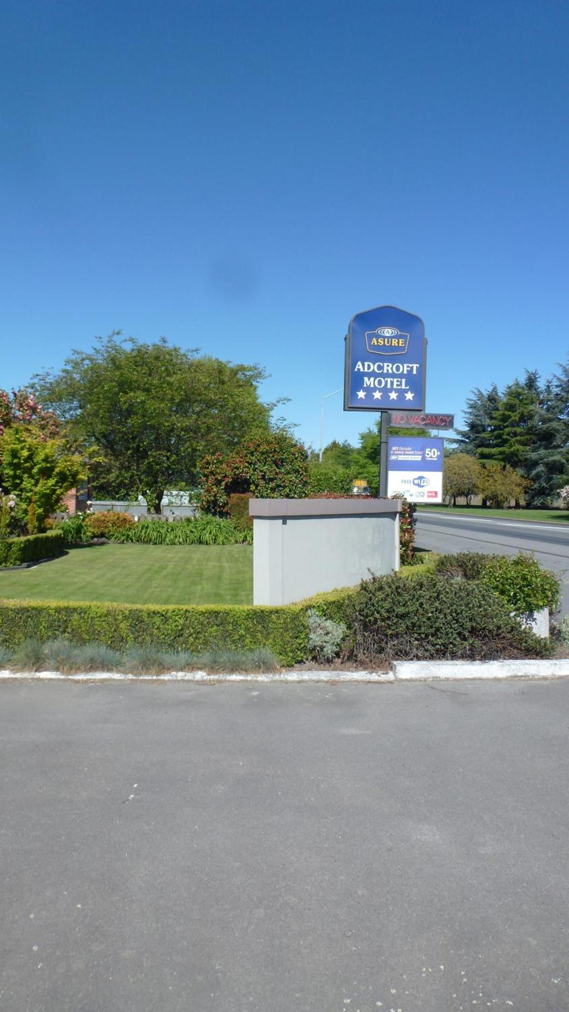 Asure Adcroft Motel Ashburton Eksteriør billede